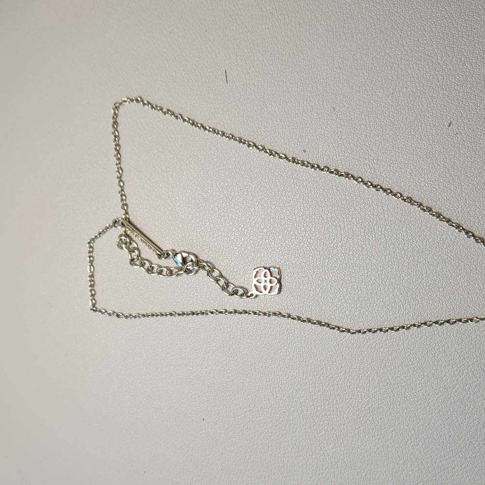 Kendra Scott Elisa Gold Iridescent Drusy Pendant Necklace - Picture 4 of 5